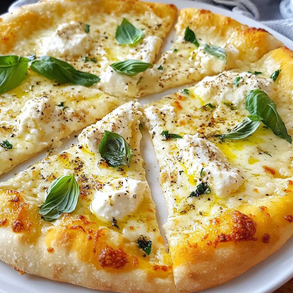Roasted Garlic White Pizza Tasty and Simple Recipe