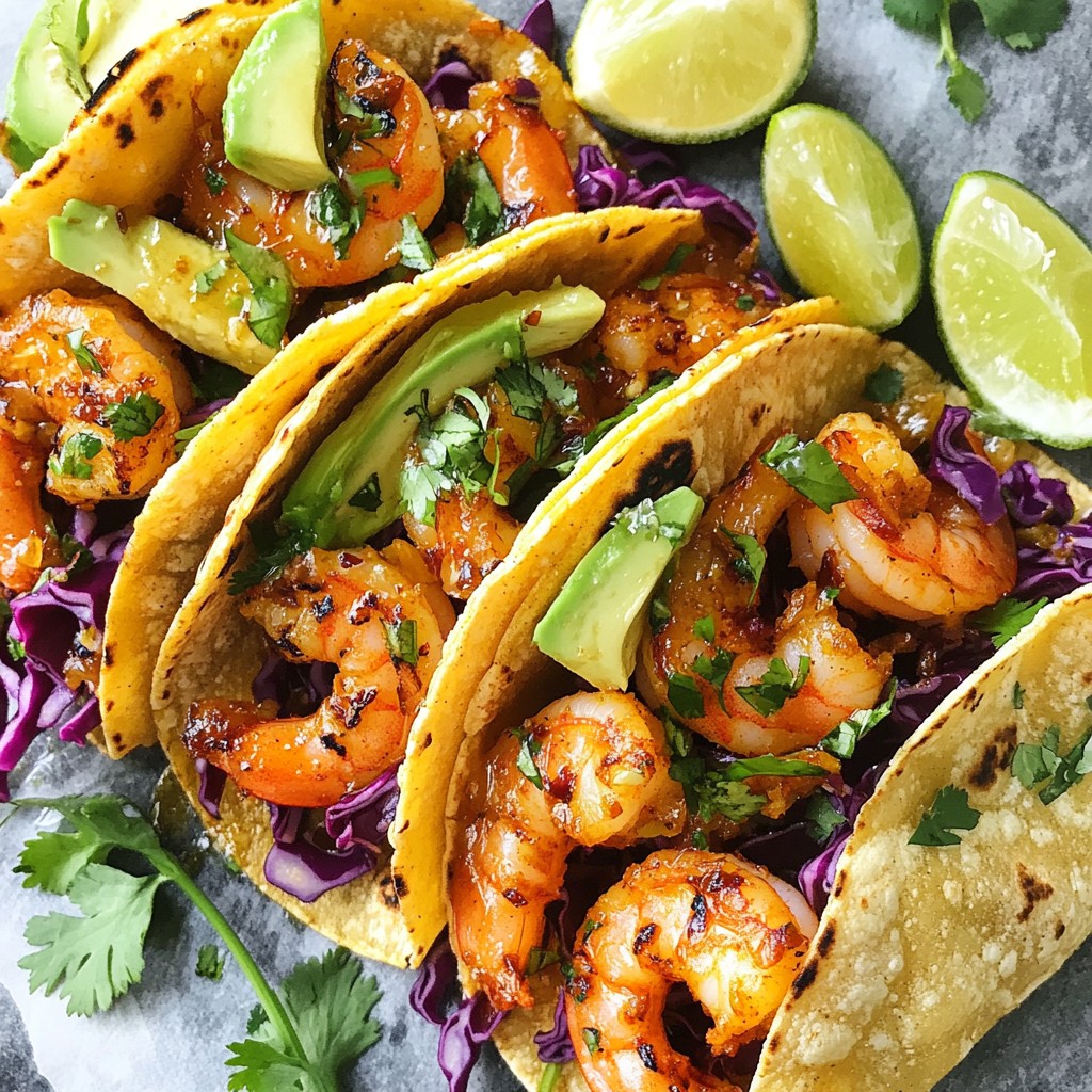 Speedy Weeknight Dinner Garlic Lime Shrimp Tacos