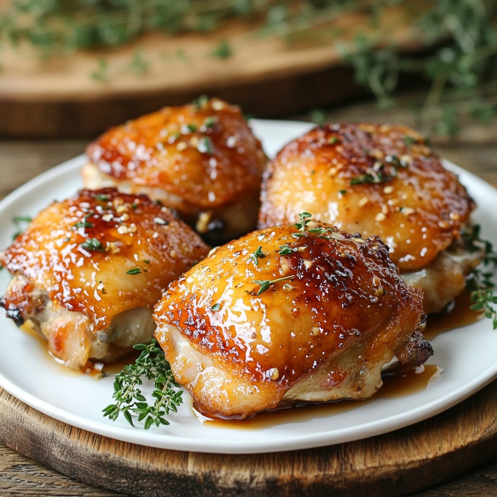 Maple Dijon Chicken Thighs Flavorful and Easy Recipe