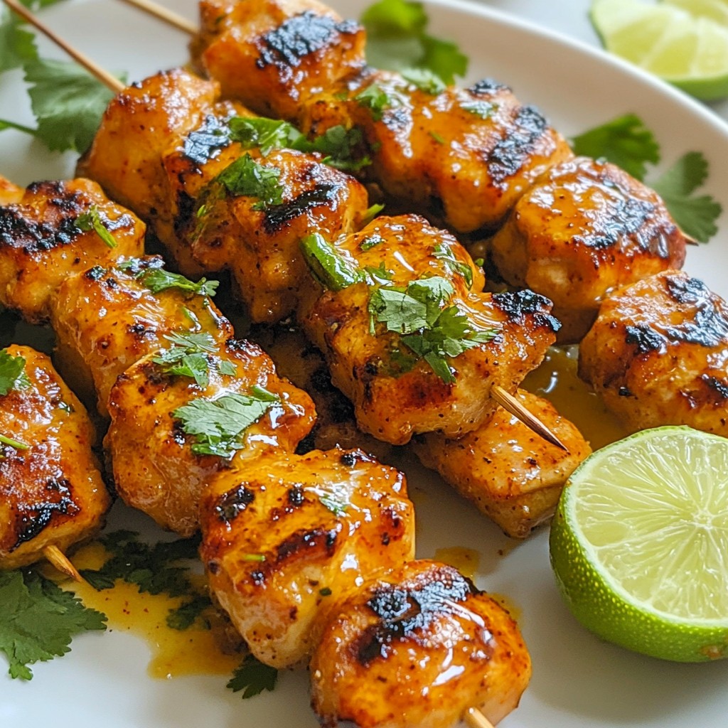 Honey Sriracha Chicken Skewers Bold and Flavorful Meal