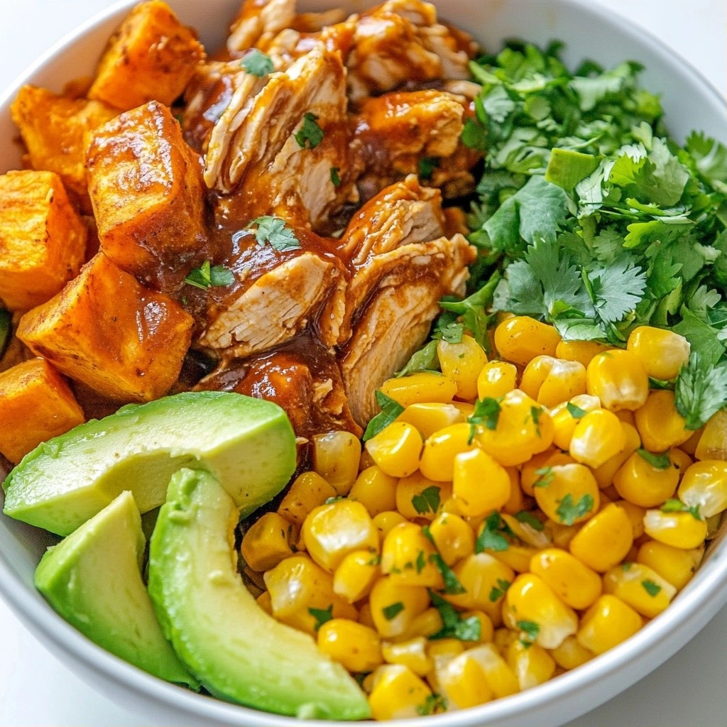 Prep-Ahead Dinner BBQ Chicken Sweet Potato Bowls Recipe