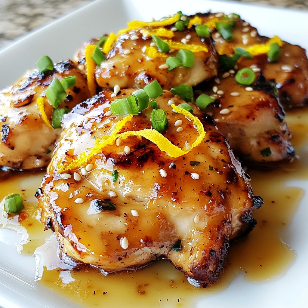 Orange Honey Glazed Chicken Flavorful Dinner Delight