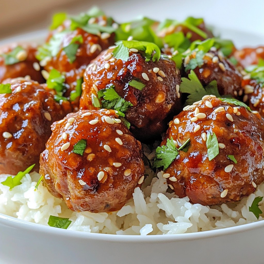 Spicy Korean Gochujang Meatballs Flavorful and Easy