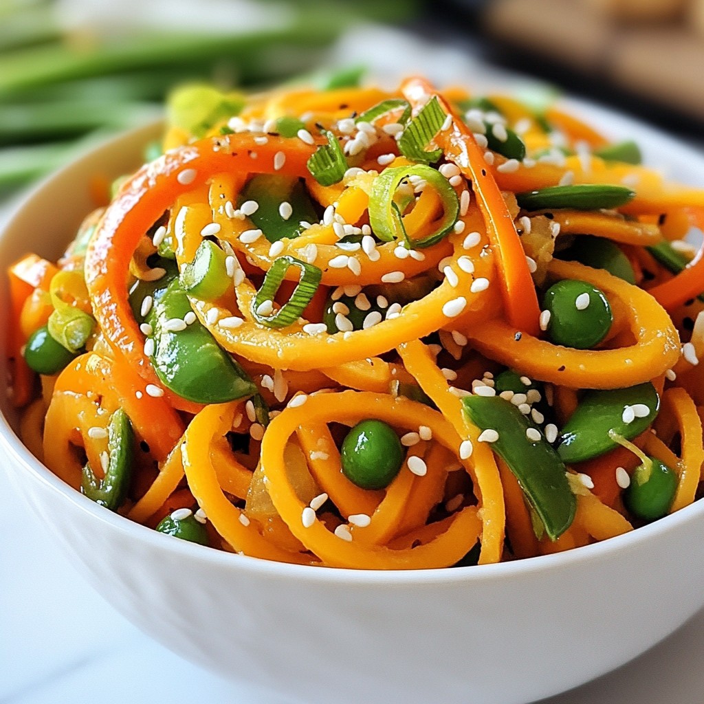 Sweet Potato Noodle Stir Fry Flavorful and Fresh Dish