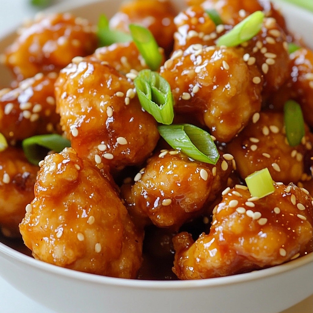 Quick Dinner Garlic Sesame Chicken Bites Delight