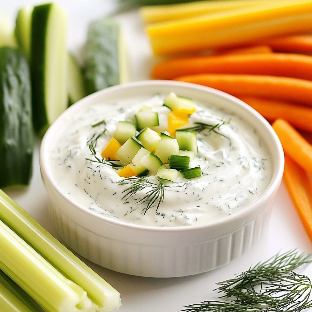 Greek Yogurt Ranch Dip Tasty and Easy Recipe