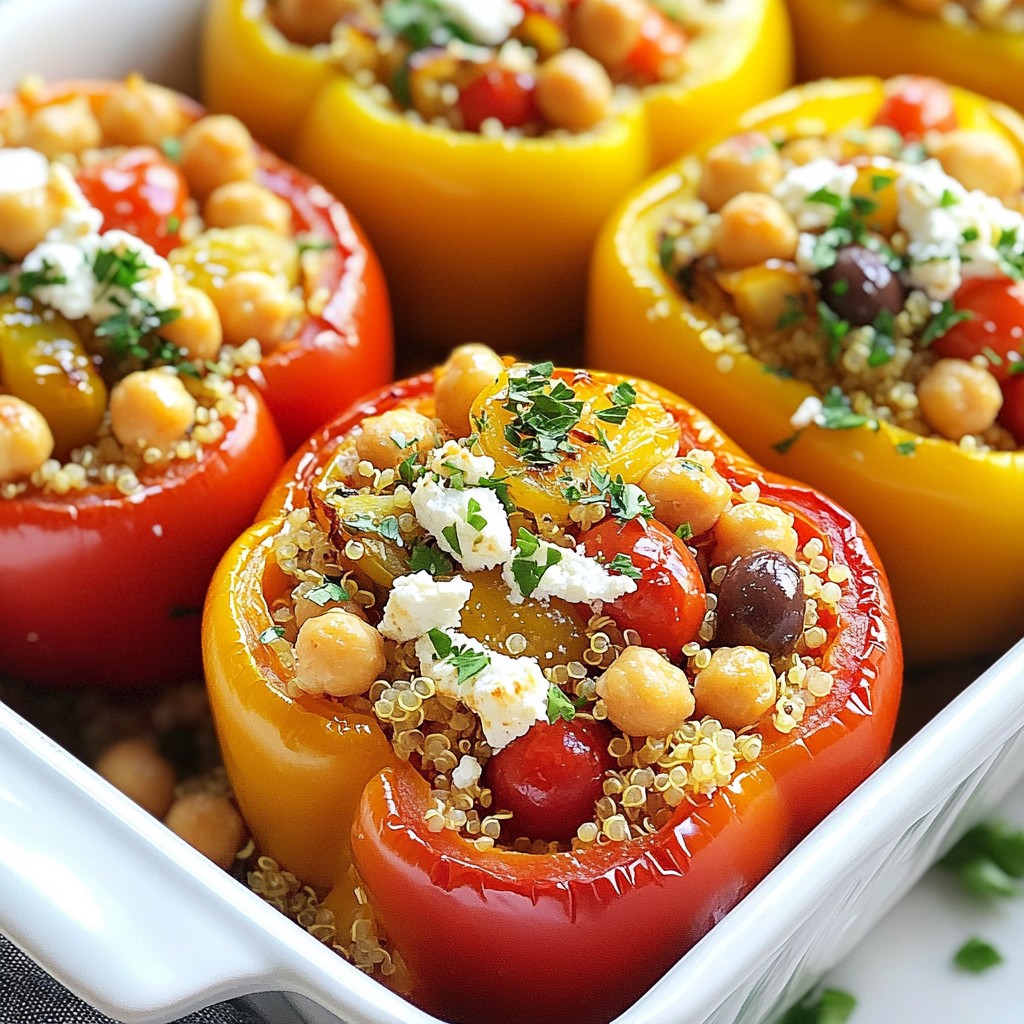 Mediterranean Stuffed Peppers Flavorful and Healthy Dish