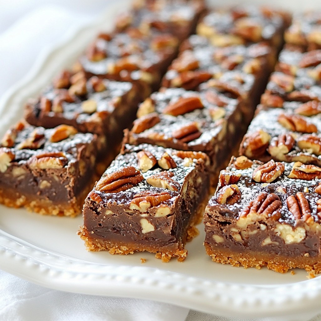 Chocolate Pecan Pie Bars Decadent and Simple Recipe