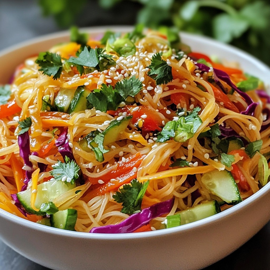 Spicy Peanut Noodle Salad Easy and Flavorful Recipe