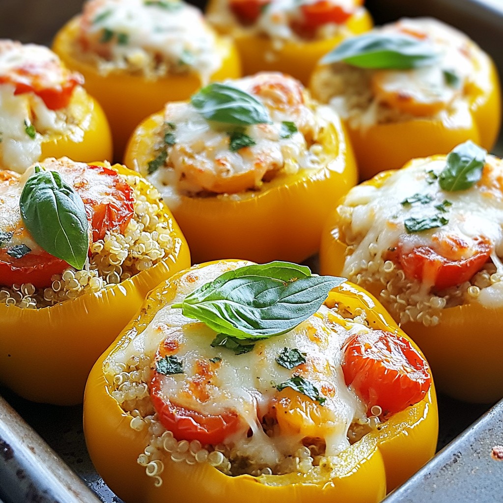 Pesto Chicken Stuffed Peppers Flavorful and Easy Meal