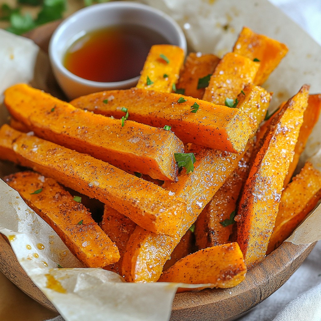 Maple Cinnamon Sweet Potato Fries Tasty and Easy Dish