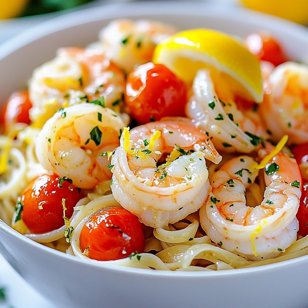 Lemon Garlic Shrimp Scampi Delicious and Simple Recipe