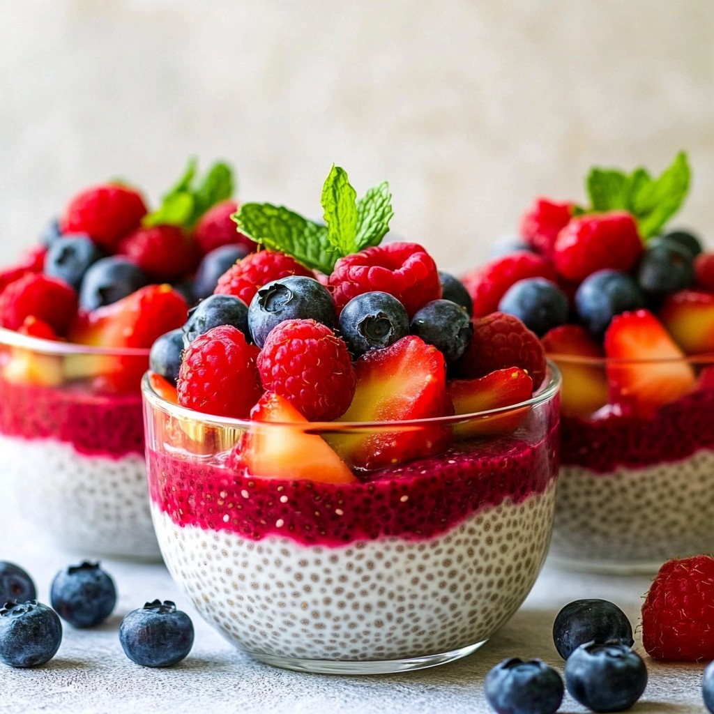 Berry Coconut Chia Pudding Simple and Flavorful Treat