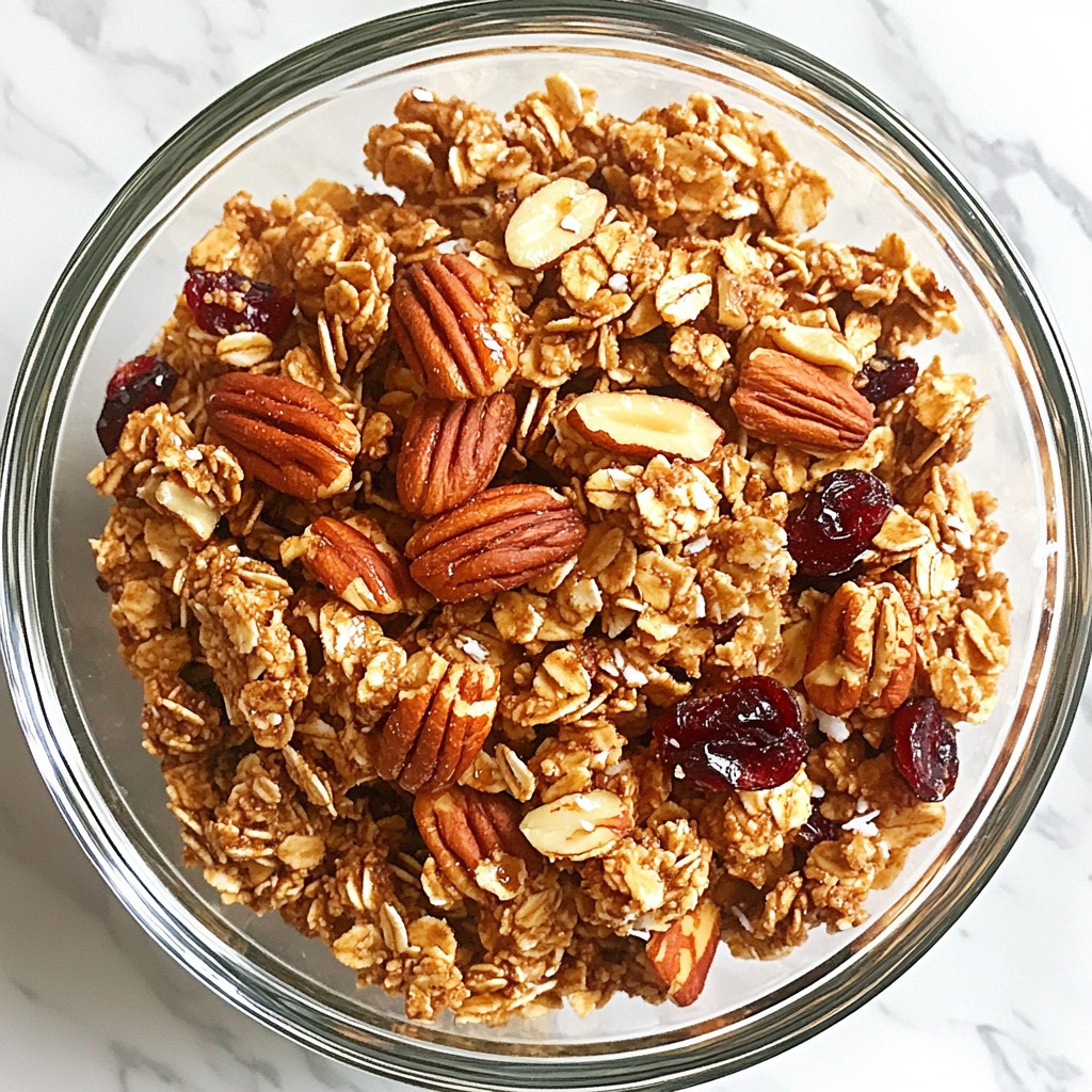 Maple Pecan Granola Clusters Simple and Tasty Snack