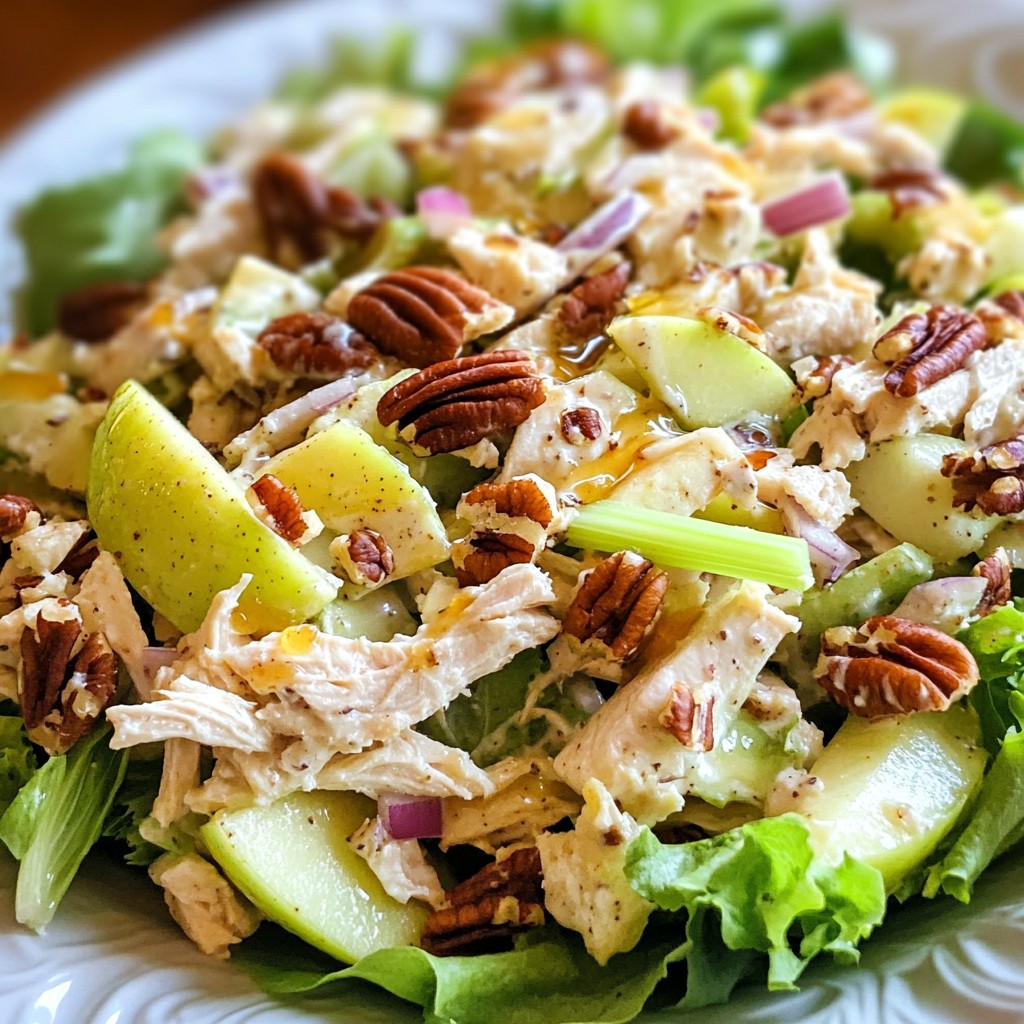 Flavorful Apple Pecan Chicken Salad Simple Recipe