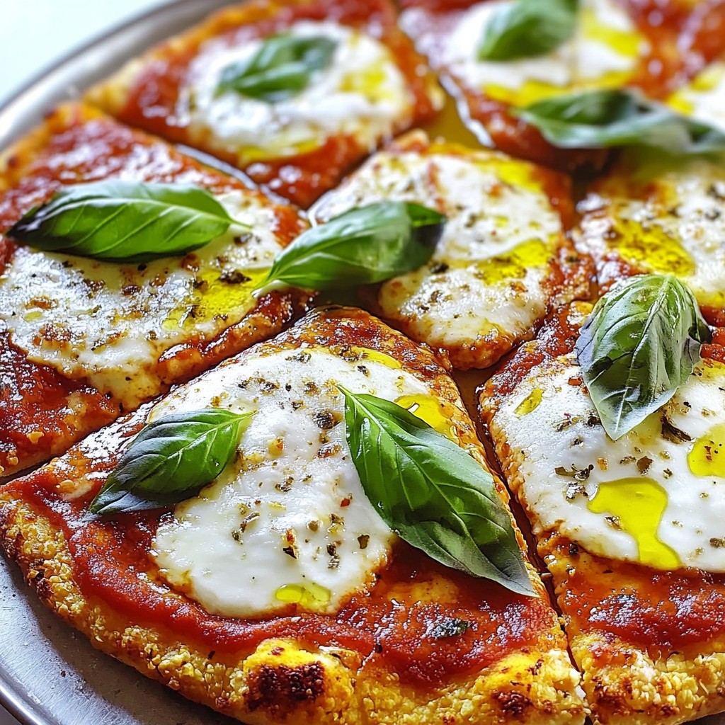 Cauliflower Crust Margherita Pizza Delicious Recipe