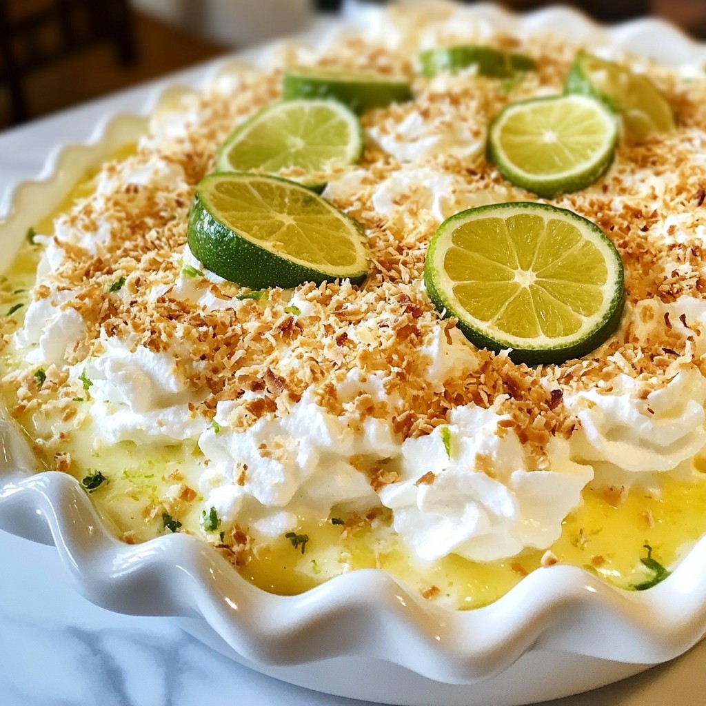Coconut Lime Tres Leches Cake Deliciously Moist Treat