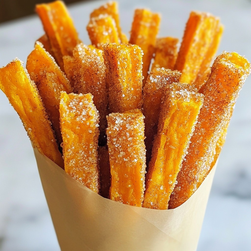 Cinnamon Sugar Sweet Potato Fries Crispy and Tasty