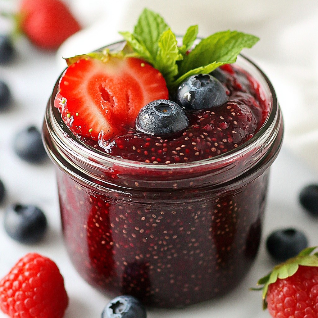 Mixed Berry Chia Jam Delicious and Easy Recipe