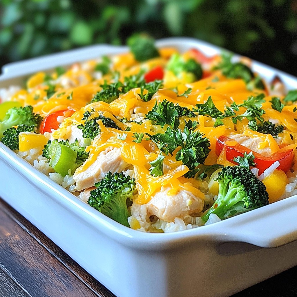 Hearty Dinner Chicken and Rice Casserole Recipe