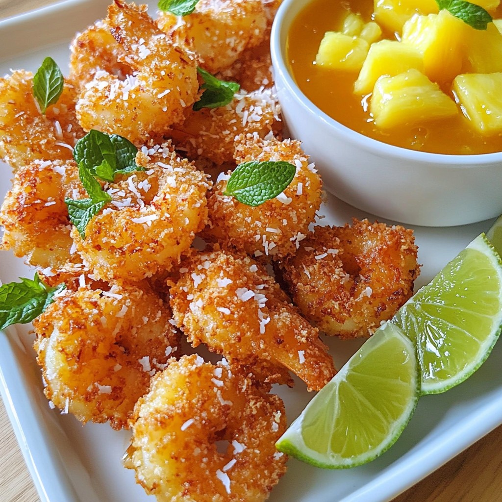 Coconut Shrimp with Pineapple Sauce Tasty Delight