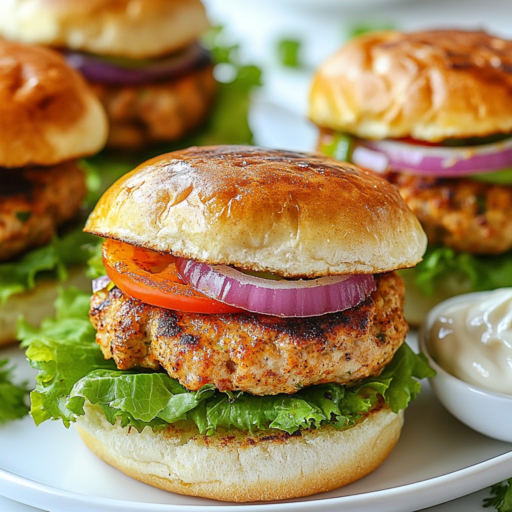 Cajun Turkey Burger Sliders Flavorful and Easy Treat