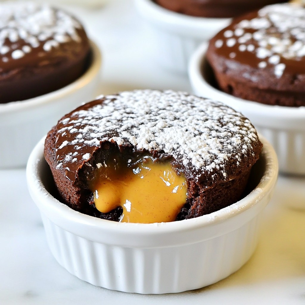 Chocolate Peanut Butter Lava Cake Delightful Indulgence