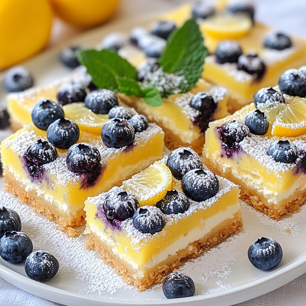 Blueberry Lemon Ricotta Bars Deliciously Tangy Treat
