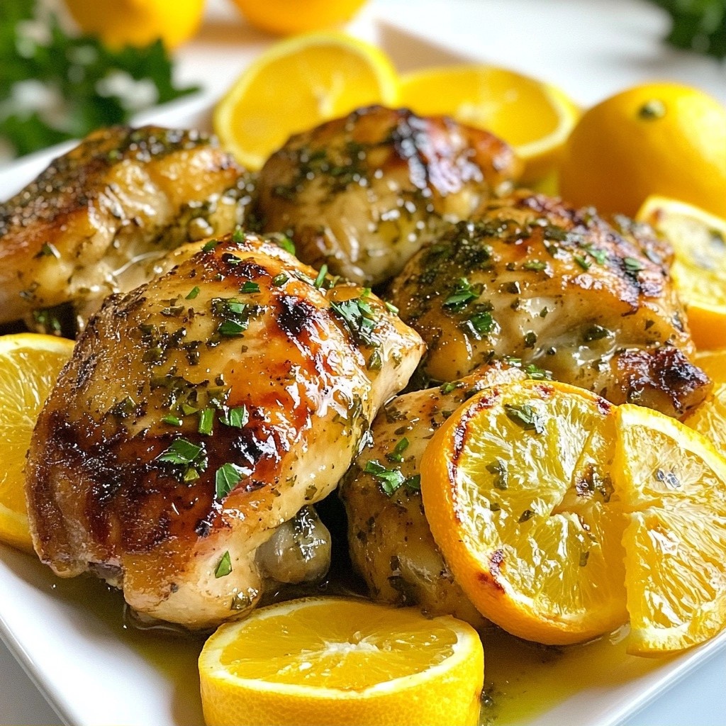 Light Dinner Herb Grilled Citrus Chicken Recipe