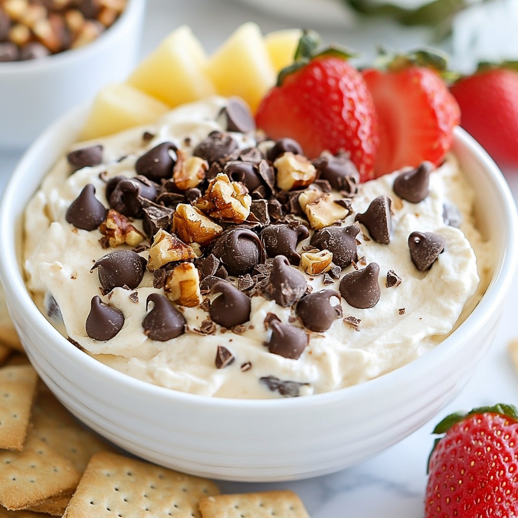 Chocolate Chip Cookie Dough Dip Easy and Flavorful Treat