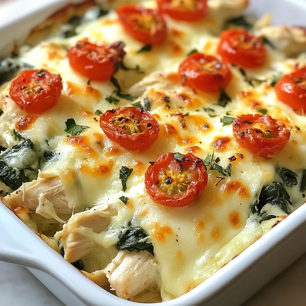 Creamy Chicken and Spinach Bake for Family Dinner