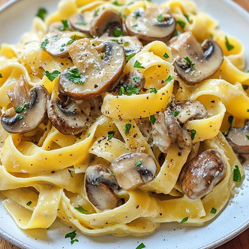 Vegan Mushroom Stroganoff Creamy and Flavorful Dish