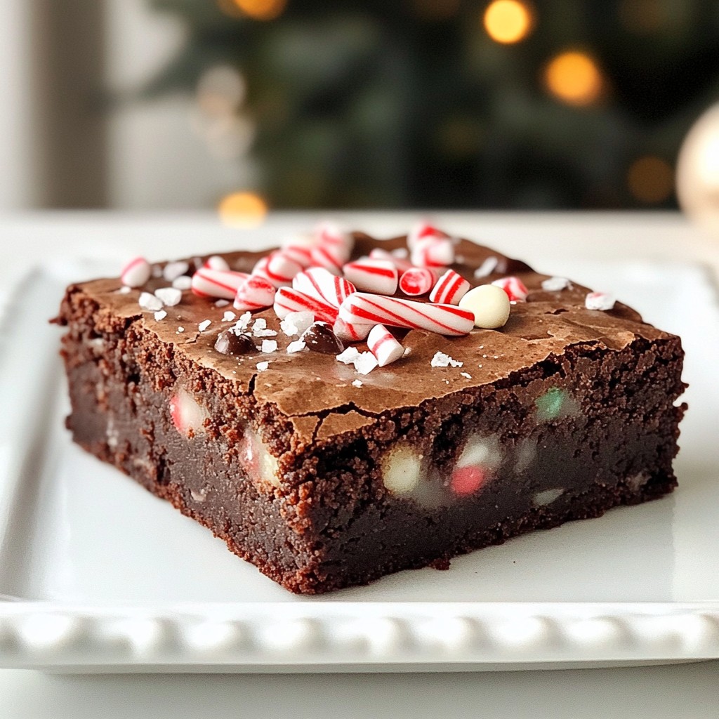 Peppermint Mocha Brownies Irresistible Holiday Treat