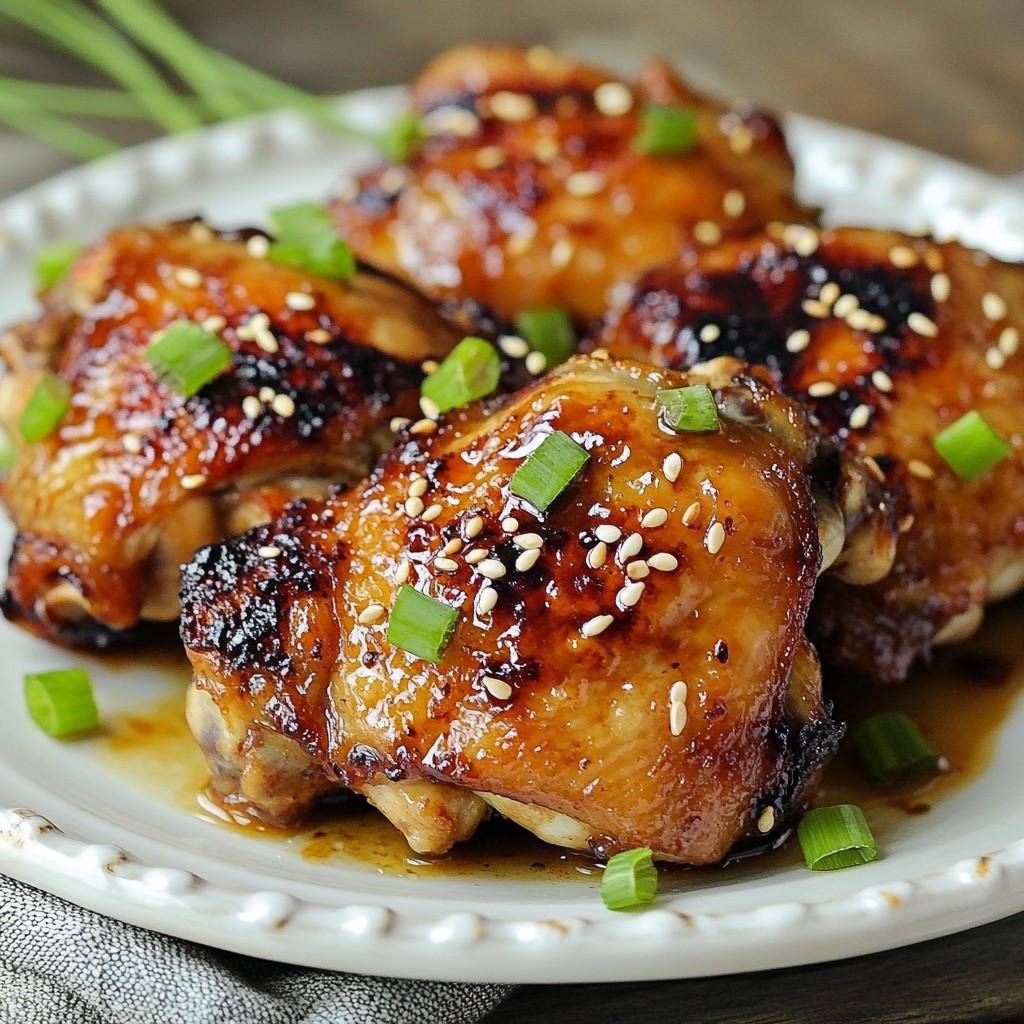 Flavorful Dinner Ginger Soy Chicken Thighs Recipe
