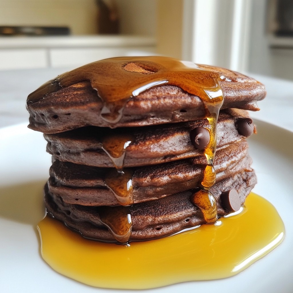 Double Chocolate Protein Pancakes Tasty and Nutritious