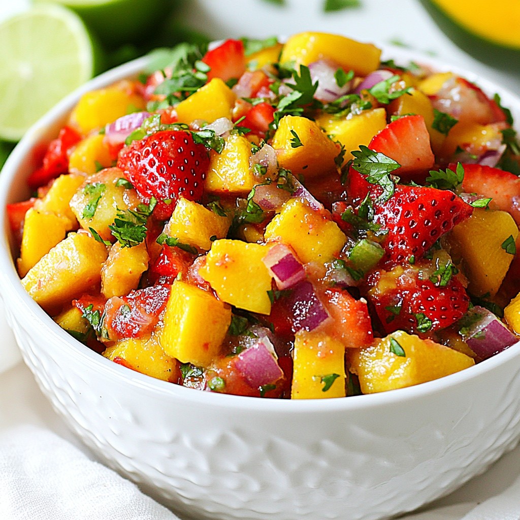 Strawberry Mango Salsa Fresh and Flavorful Delight