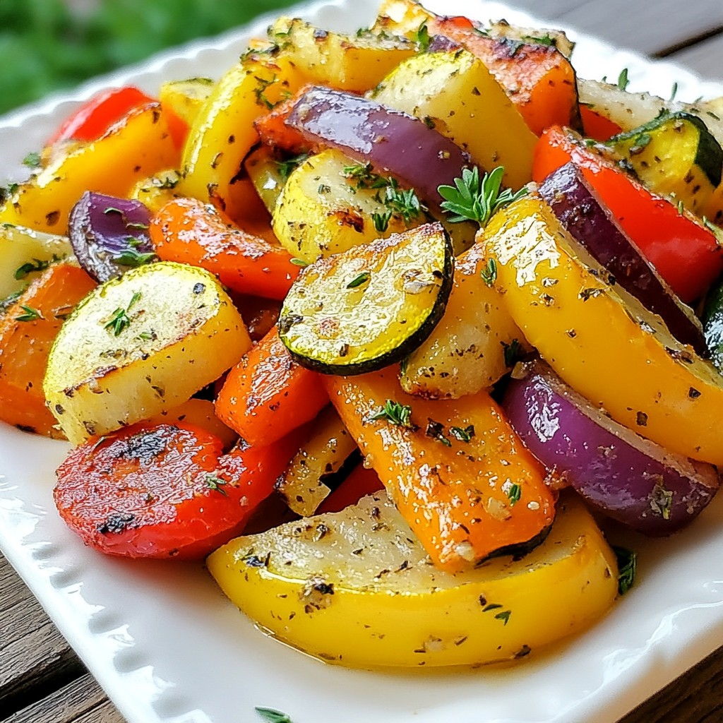 Garlic Herb Roasted Vegetables Flavorful Easy Dish