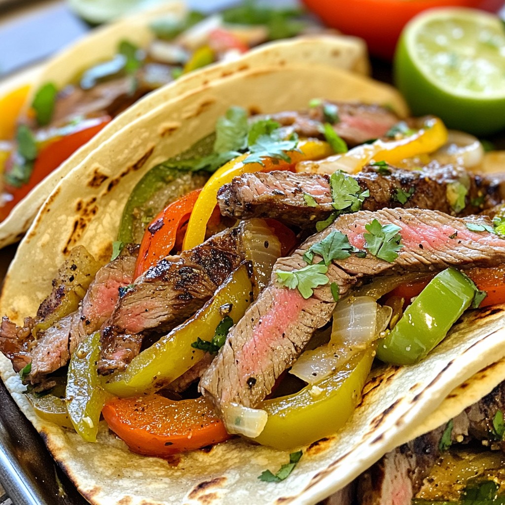 Garlic Butter Steak Fajitas Delicious and Easy Recipe