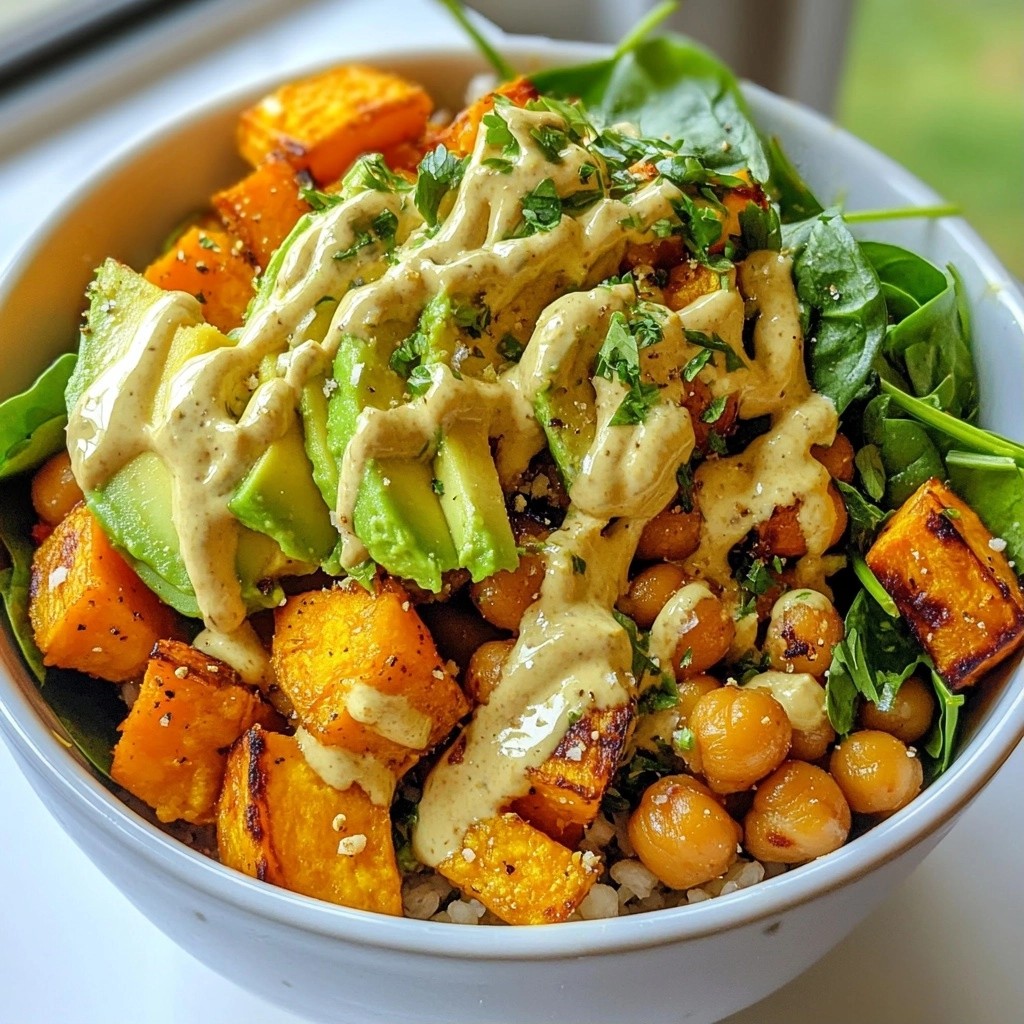 Wholesome Dinner Sweet Potato Chickpea Bowl Delight