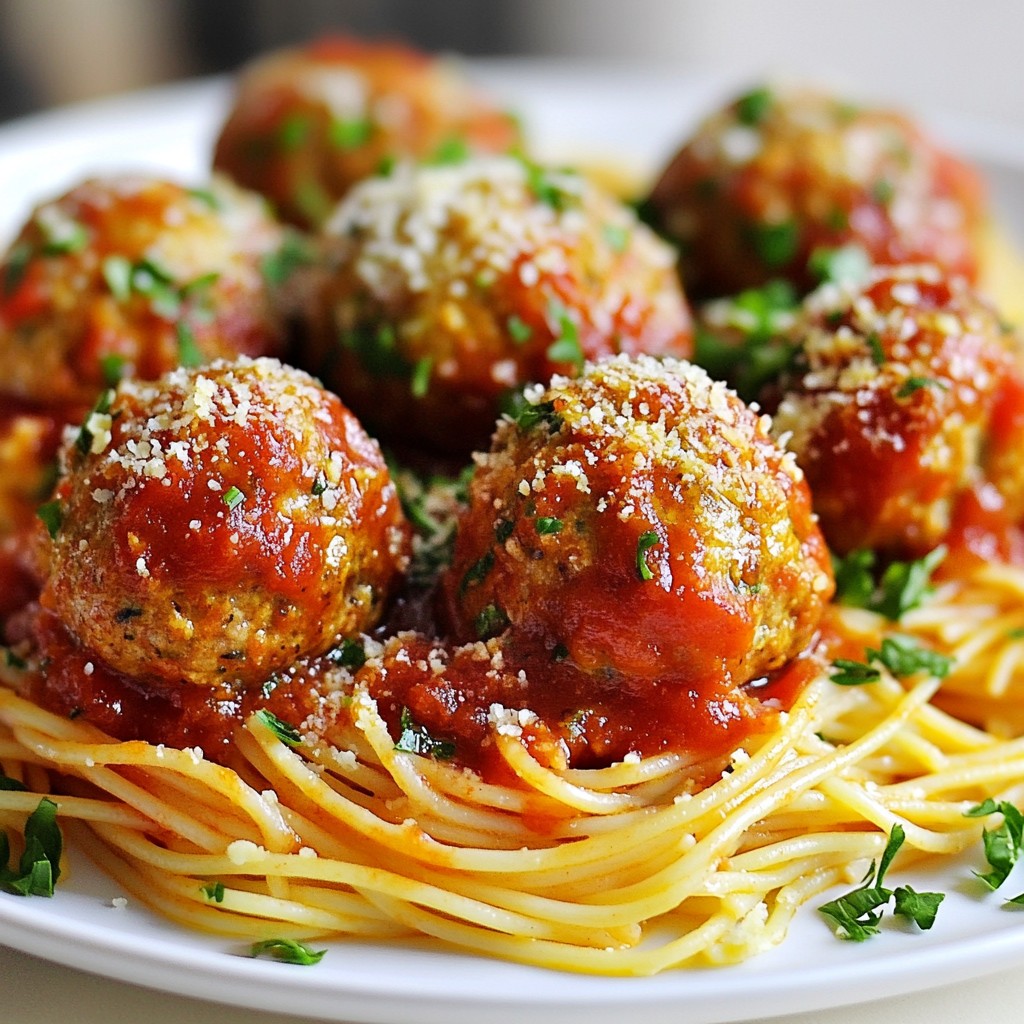 Make-Ahead Dinner Italian Turkey Meatballs Recipe