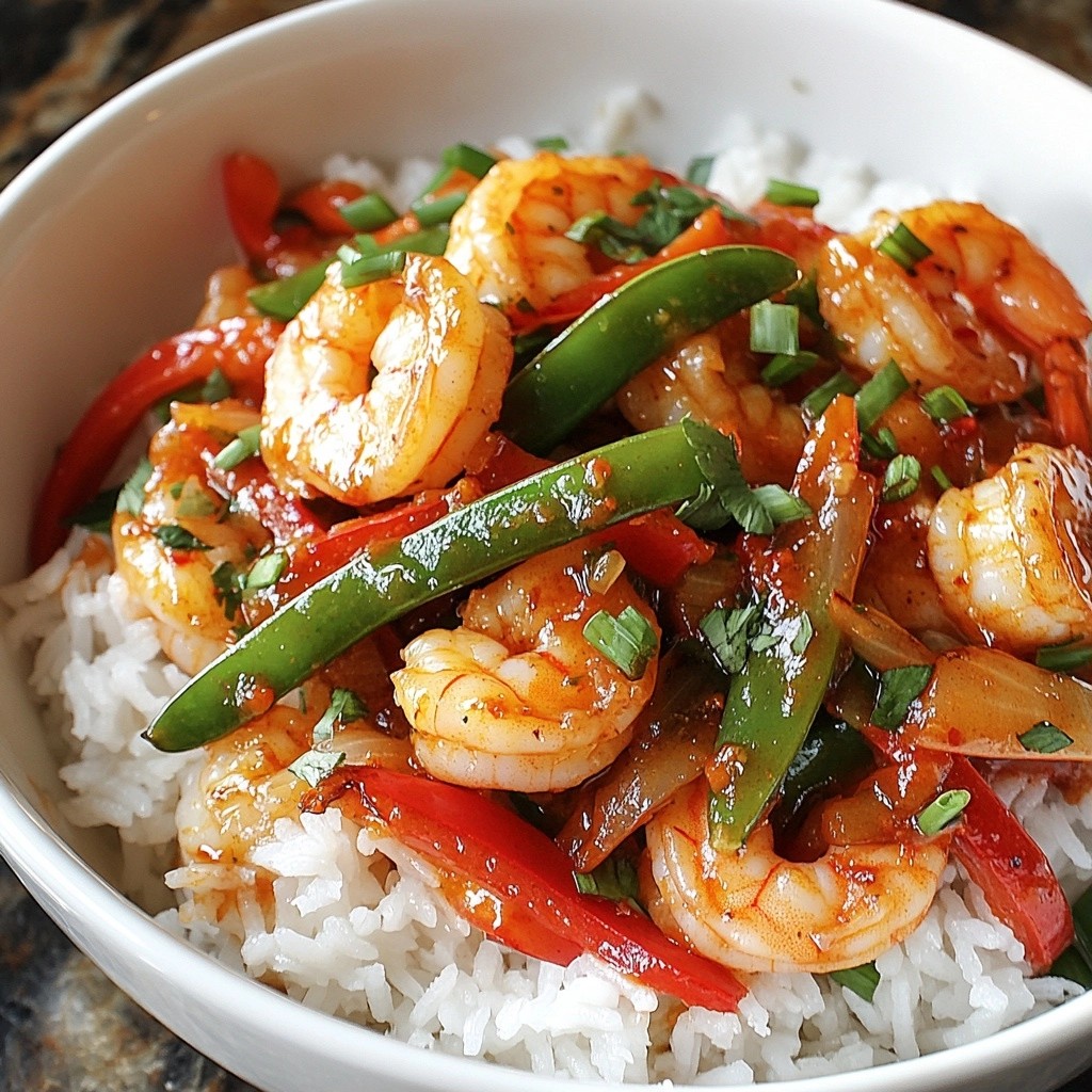 Speedy Weeknight Dinner Chili Garlic Shrimp Stir Fry
