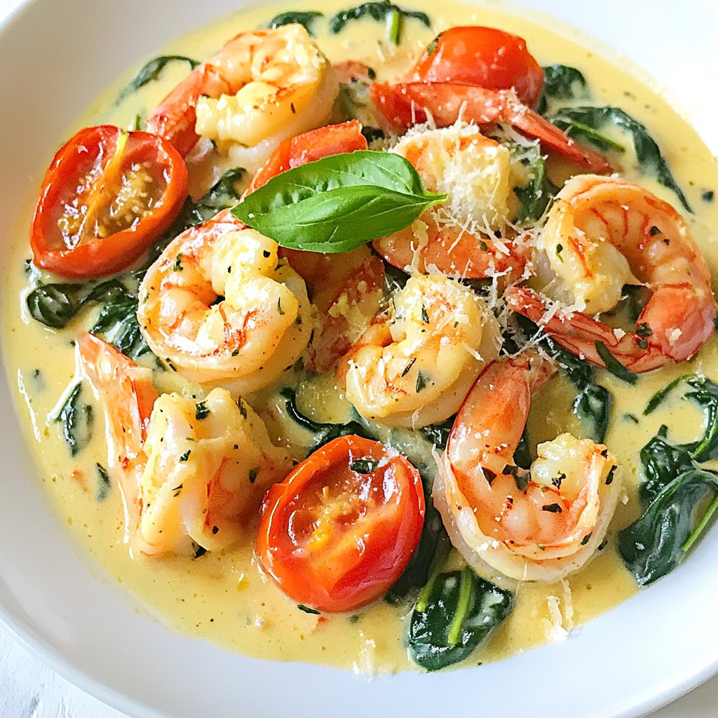 Creamy Garlic Tuscan Shrimp Flavorful Dinner Delight