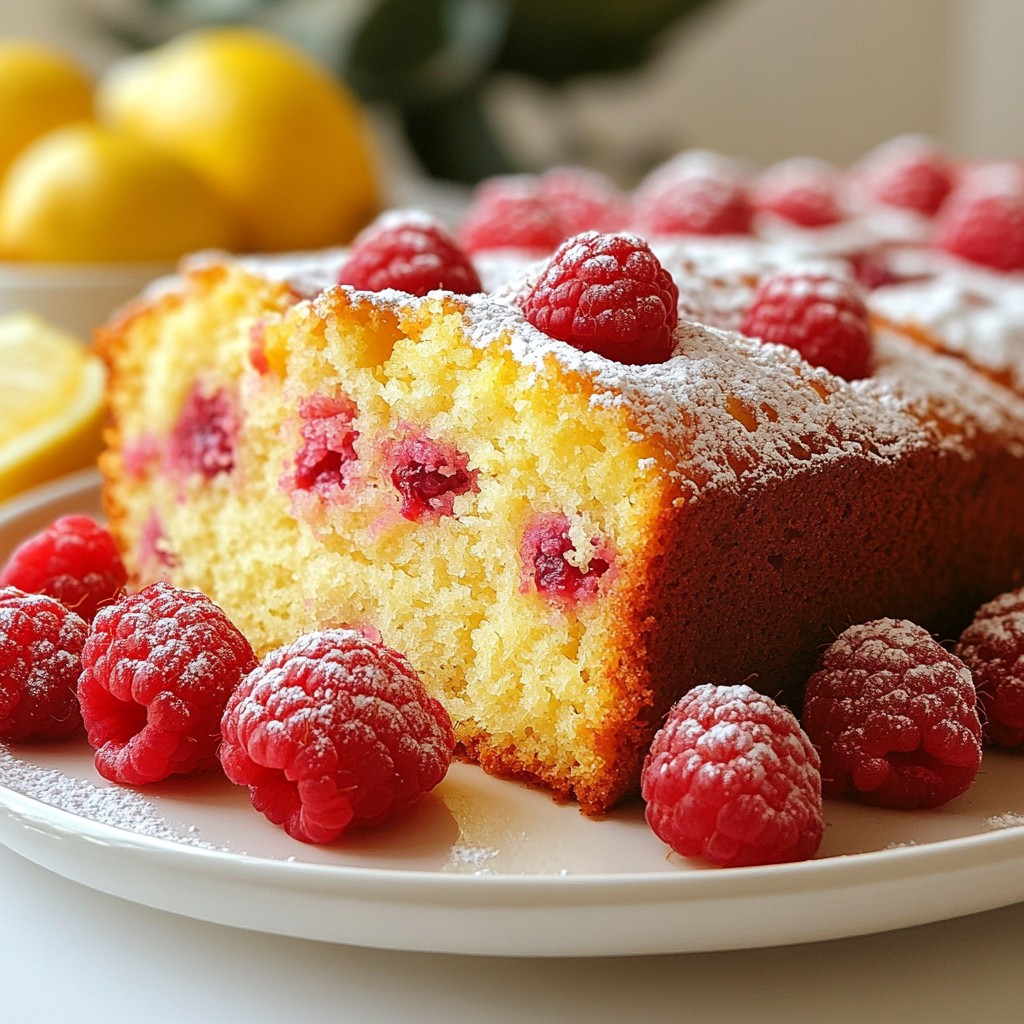 Raspberry Lemon Yogurt Loaf Fresh and Flavorful Treat