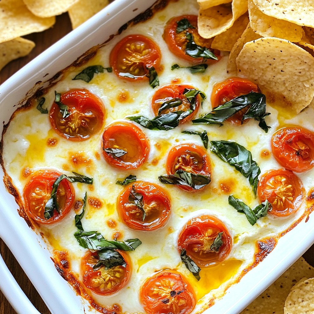 Greek Yogurt Margherita Pizza Dip Flavorful Delight