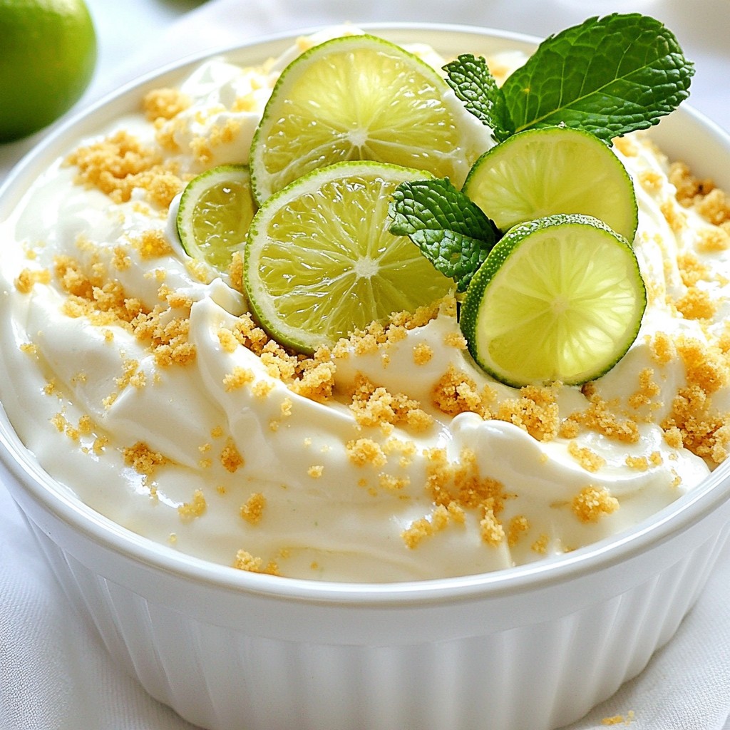 Key Lime Cheesecake Dip Simple and Creamy Delight