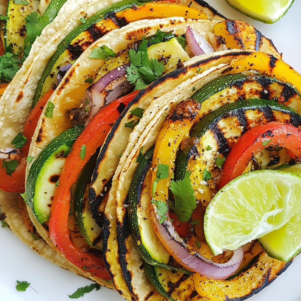 Nutritious Dinner Grilled Veggie Tacos Made Easy