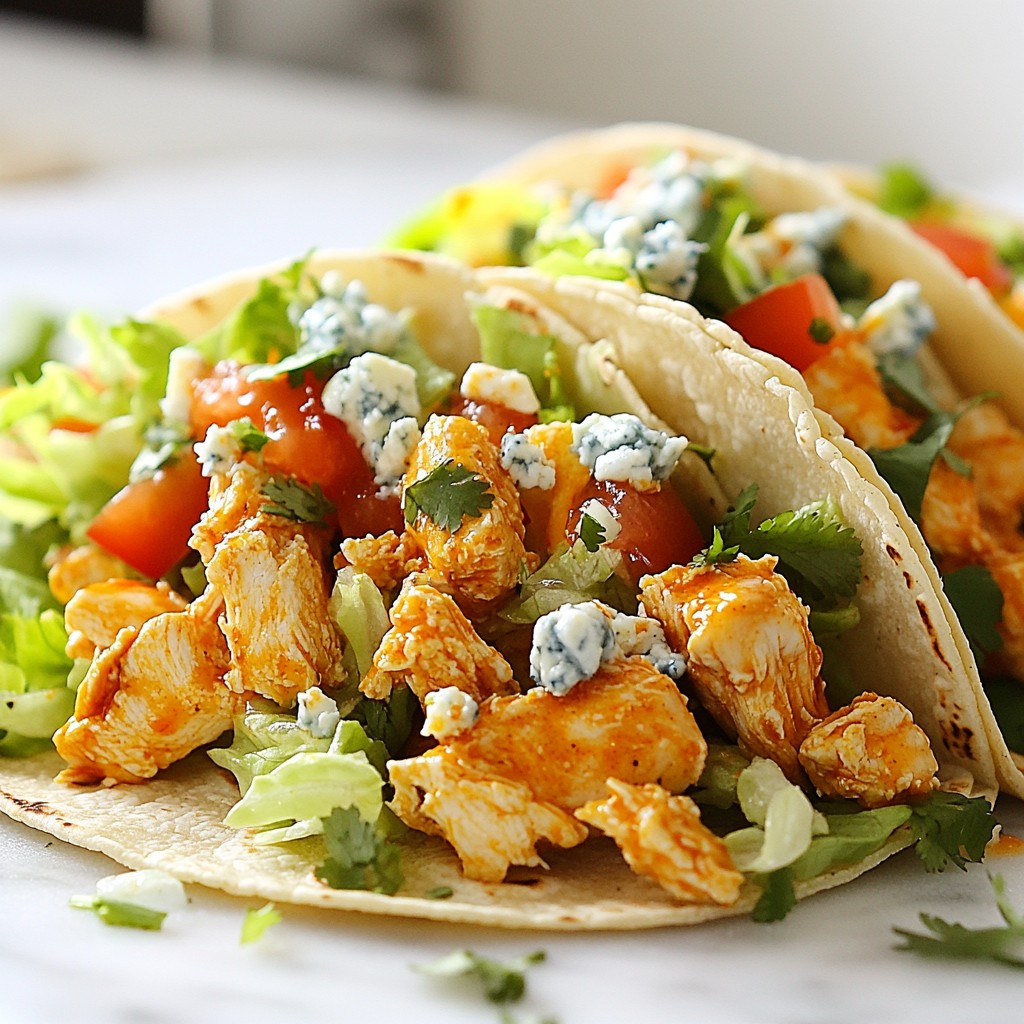 Crispy Buffalo Chicken Tacos Flavorful and Easy Dish