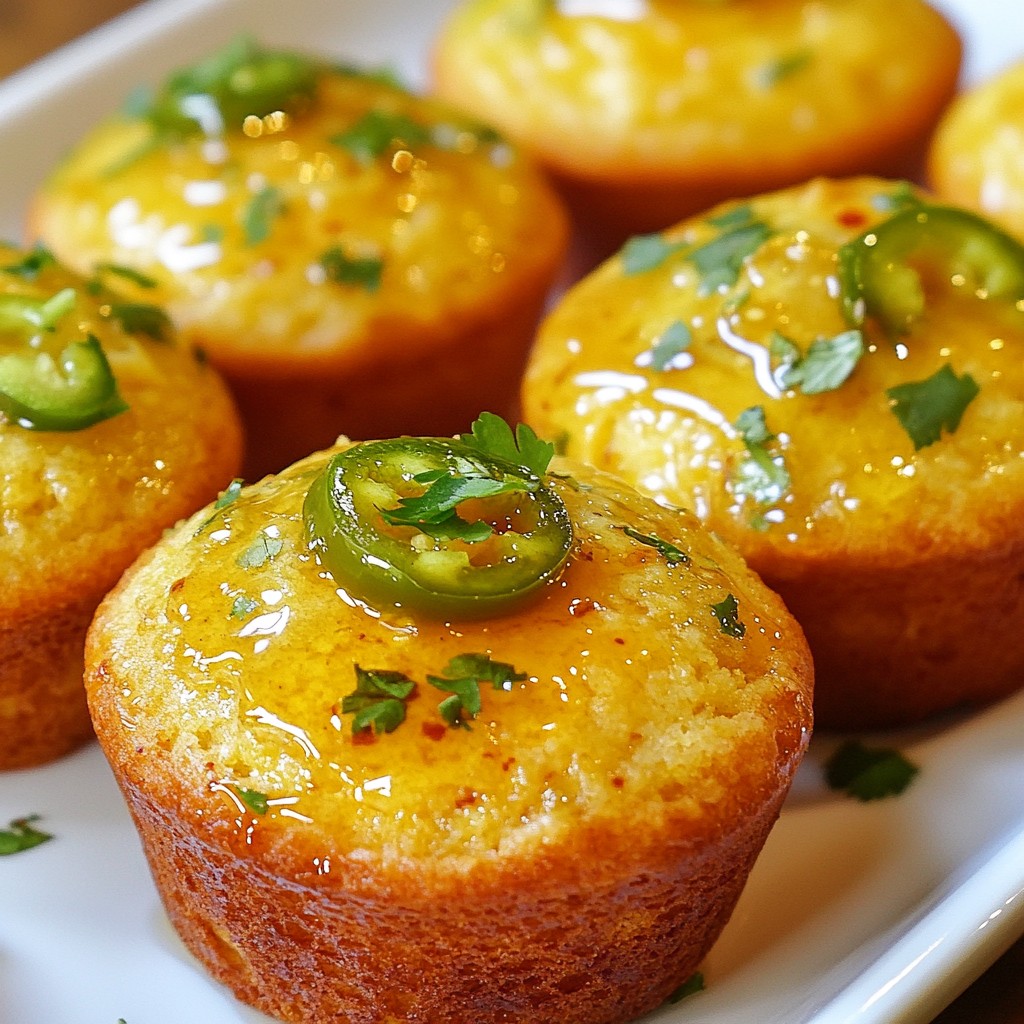 Jalapeño Honey Cornbread Muffins Flavorful and Easy