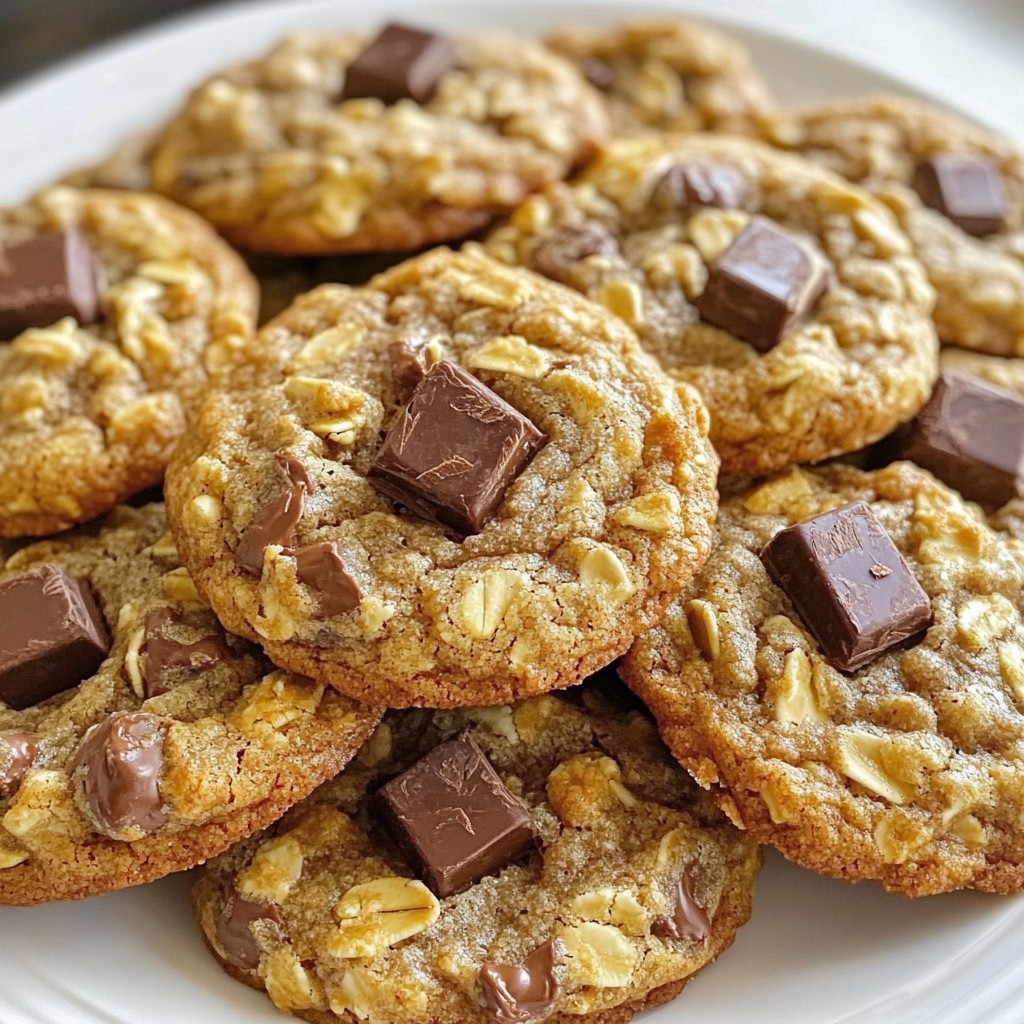 Chocolate Chunk Oatmeal Cookies Simple and Tasty Treat