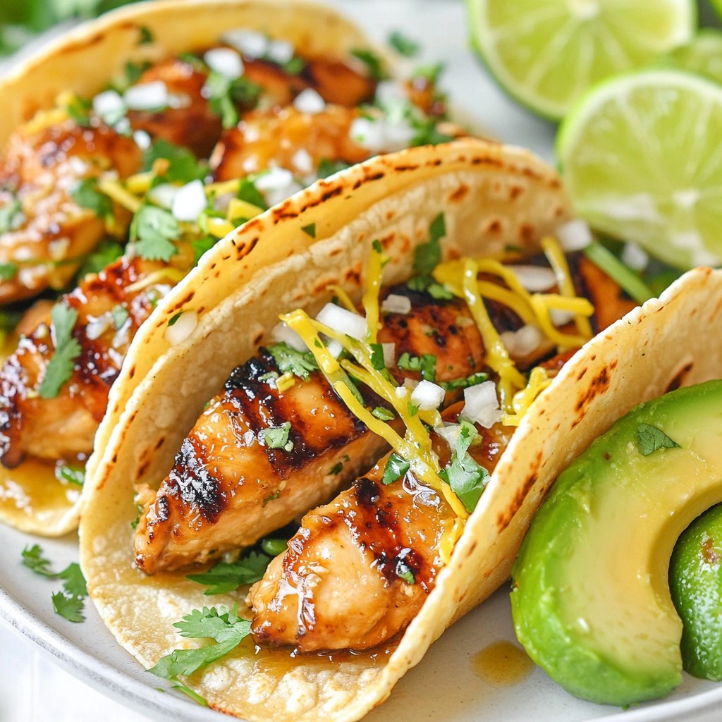 Honey Lime Chicken Street Tacos Flavorful and Fresh